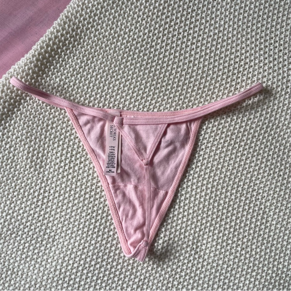 VICTORIA’s SECRET Baby Pink Triangle G-string Thong - Picture 5 of 6